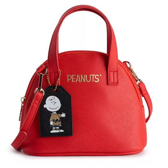 Peanuts Charlie Brown Small Red Crossbody Bag NWT - Picture 1 of 5